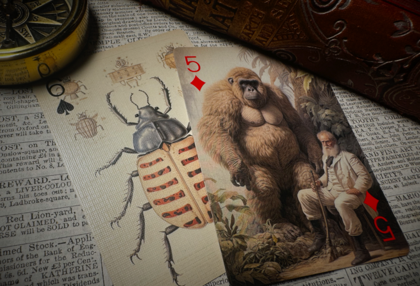 Dead Rebel Explorers Club Cryptozoological Playing Card Set