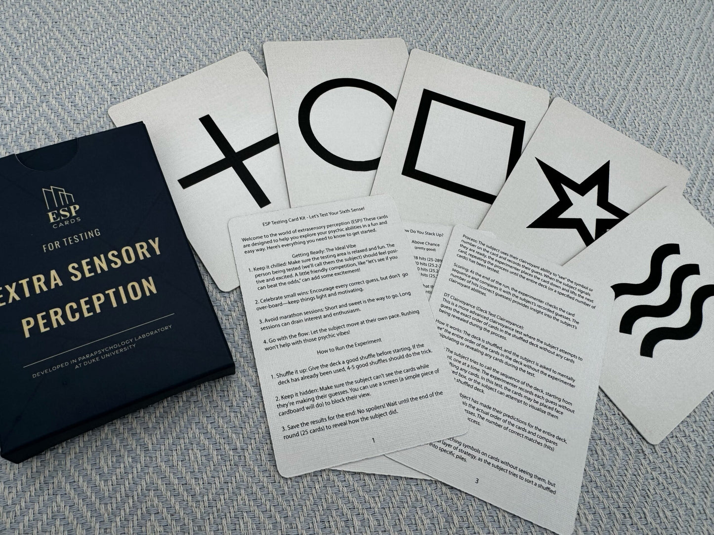 ESP Testing Cards by Dead Rebel