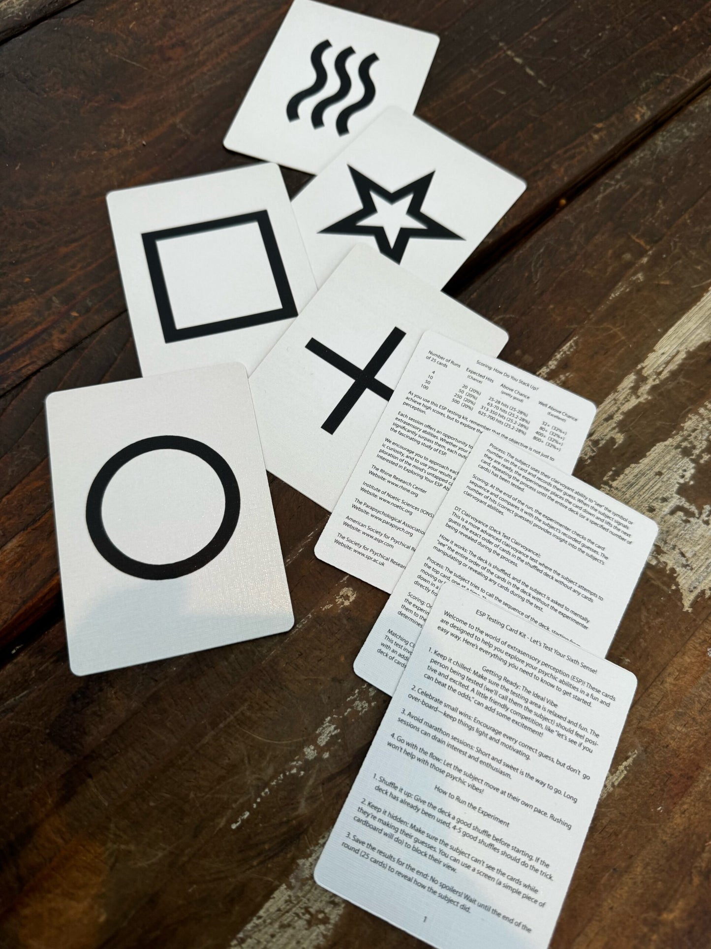 ESP Testing Cards by Dead Rebel
