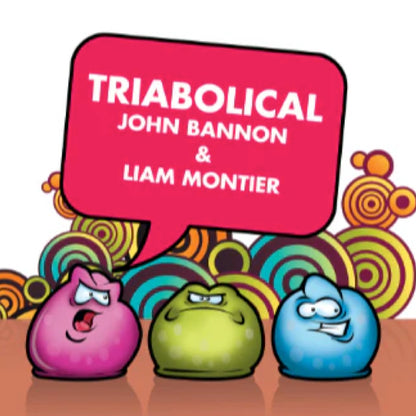 Triabolical by John Bannon and Liam Montier Book and custom printed cards!
