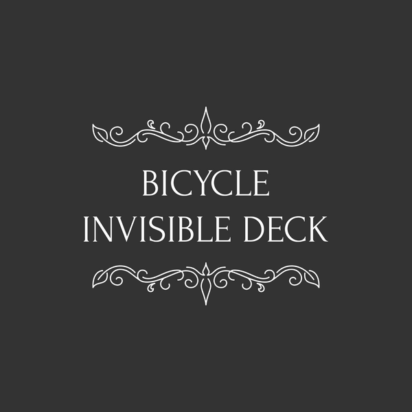 The Invisible Deck - Bicycle Stock - Kaymar Magic