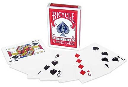 Bicycle Blank Back, Regular Face Deck - USPCC - Kaymar Magic