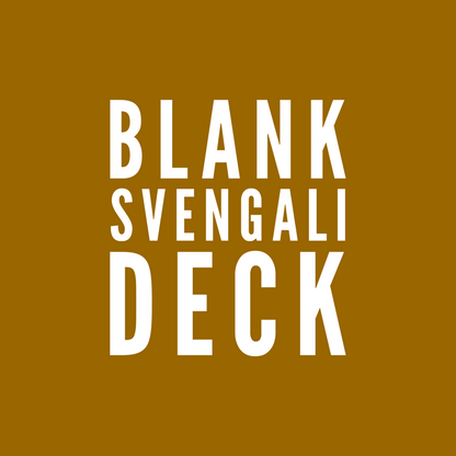 Blank Svengali Deck - Kaymar Magic