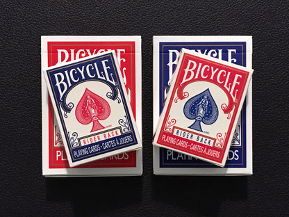 Mini Bicycle Card Decks - Blue and Red