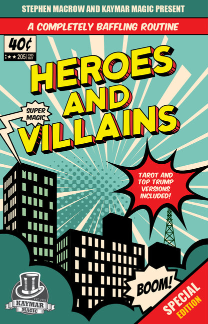 Heroes and Villains by Stephen Macrow - KAYMAR EXCLUSIVE! - Kaymar Magic