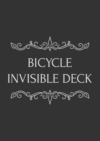 The Invisible Deck - Bicycle Stock